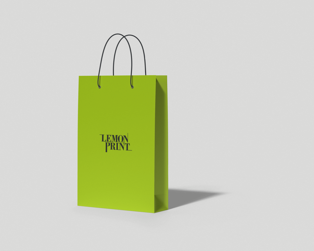 Paper Bags - Lemon Print